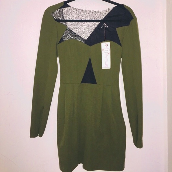 HOST PICK🎉Nanette Lepore NWT Edgy👗w/ Mesh Cutout - Picture 2 of 7